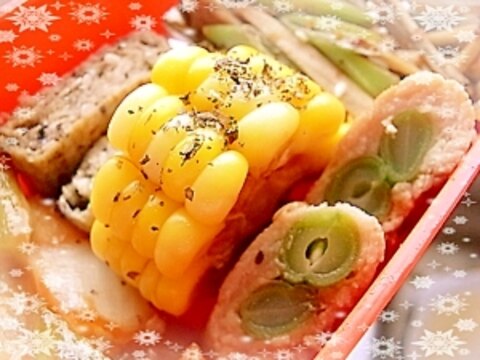 お弁当に★とうもろこしのコンソメバター煮